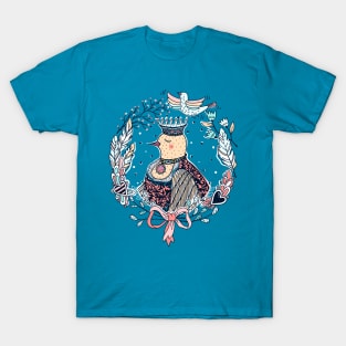 Bird Portrait - Queen T-Shirt